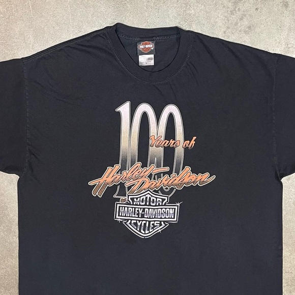 VTG Harley Davidson 100 Years Wisconsin 2003 Y2K T-Shirt USA - Picture 2 of 9